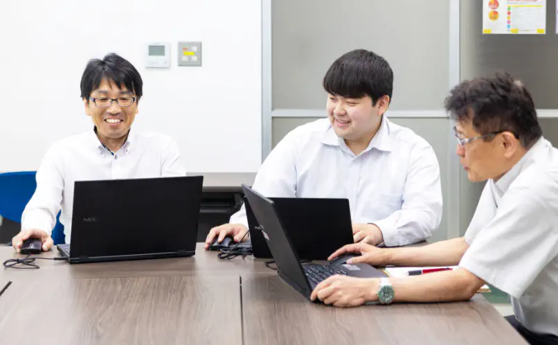 仕事の様子