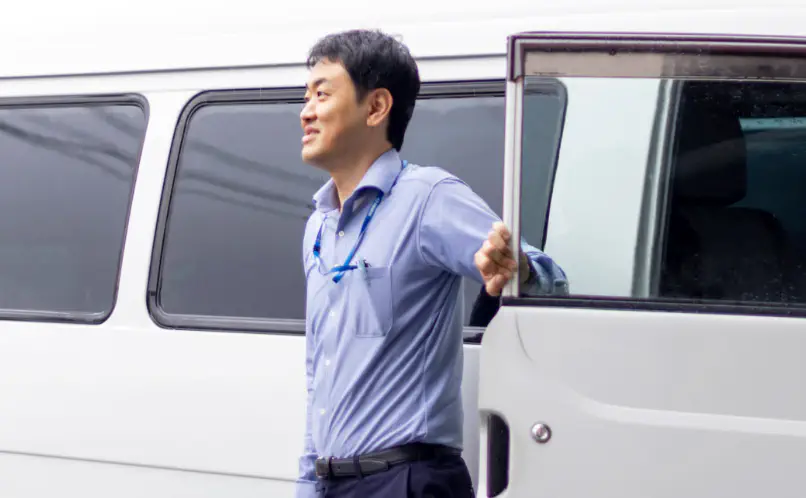 仕事の様子