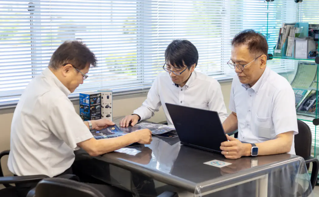 仕事の様子